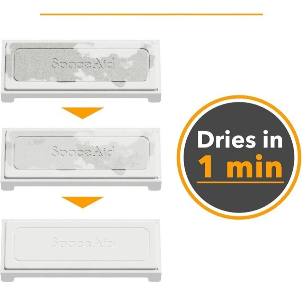 Instant‎ Dry Sink Caddy Organizer Bathroom Instant Fast Drying Countertop White